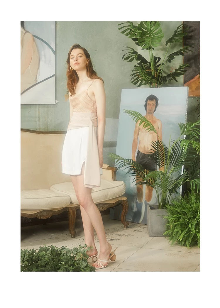 Thumbnail: EVEN VINTAGE RIBBON SLEEVELESS TOP