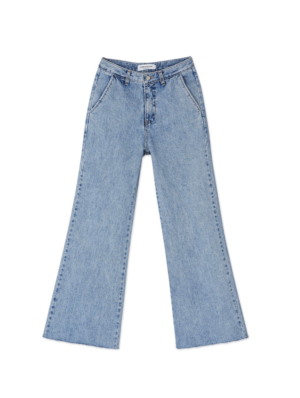 Thumbnail: ANDERSSON BELL WIDE-LEG BOOTS-CUT JEANS apa158 BLUE