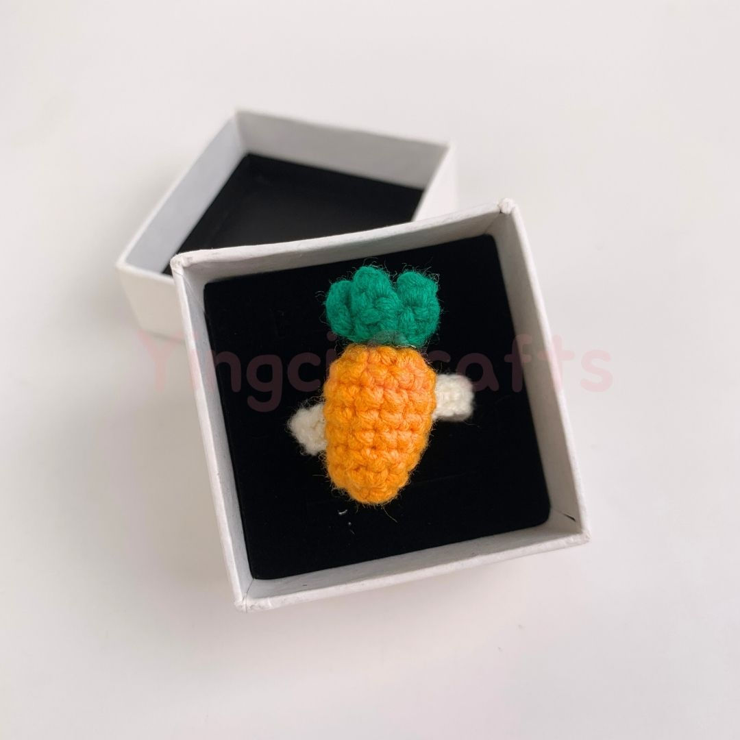 Simple Crochet Carrot Ring Pattern