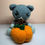 Thumbnail: Gray Cat with Pumpkin Crochet Pattern