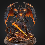 Titan God.

8 + inch figurine or mini-figurine.