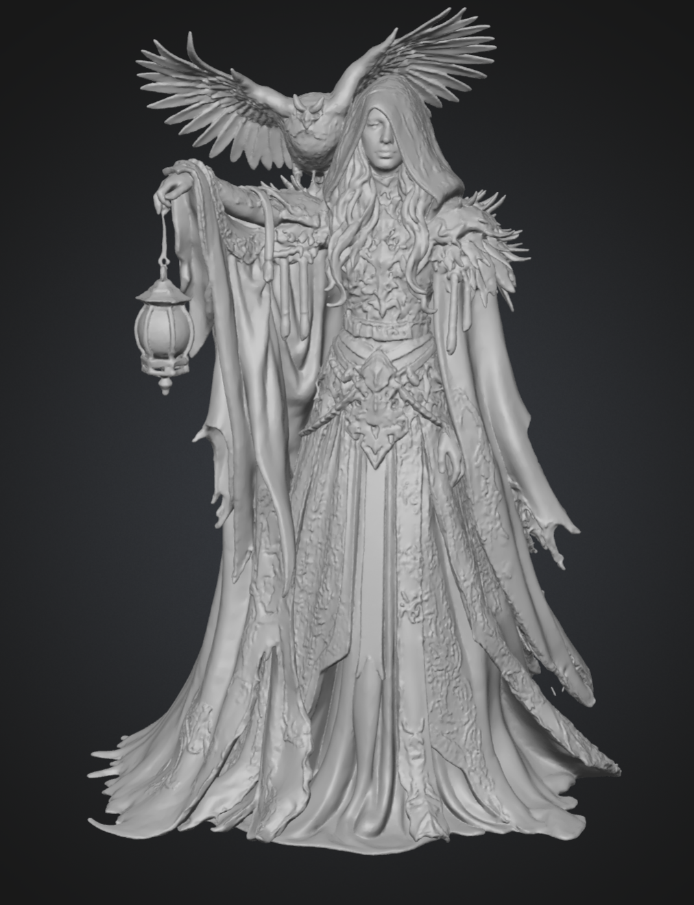 4 inch Bloodghast Sorceress.