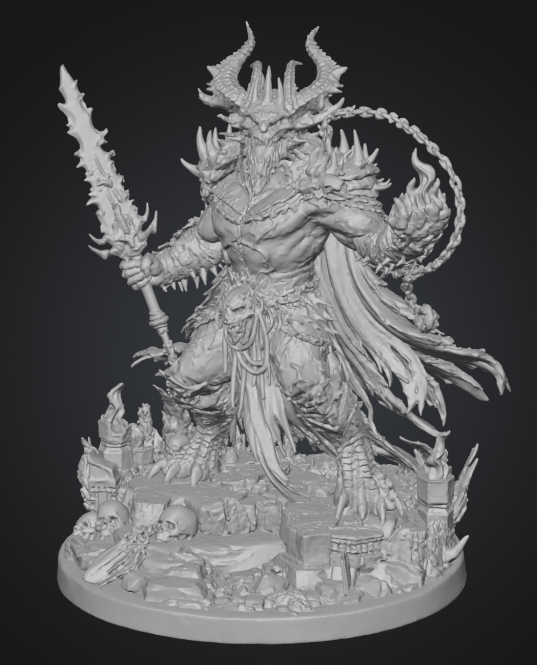 8 inch Gorgaroth, the hell reaver.