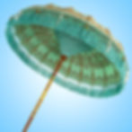 Mint green Bali Parasol original Haarlem