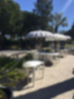 Quinta do Lago Noa Cafe bali parasols