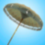 Green Balinese parasol