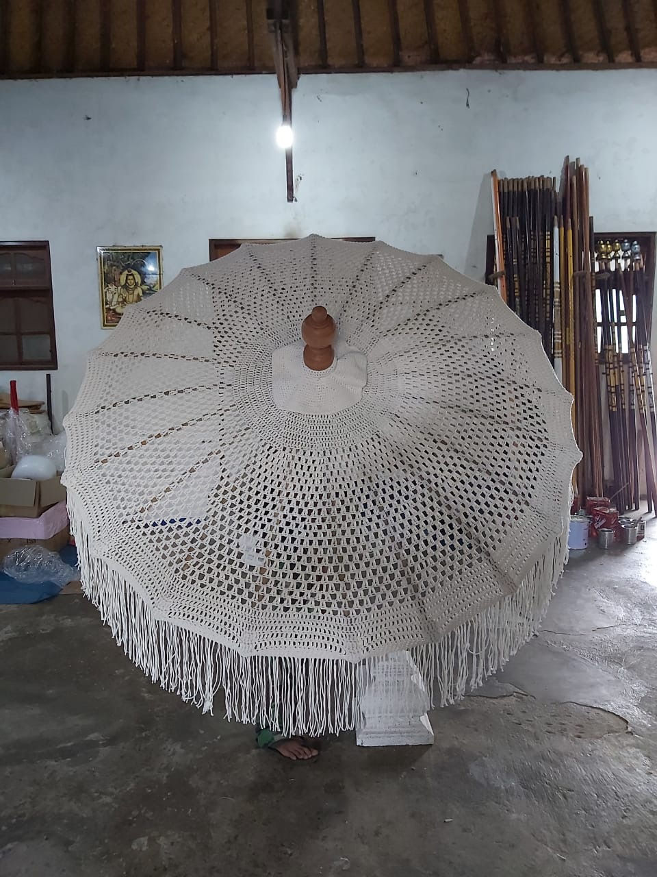 Thumbnail: Macrame creme Bali Parasol