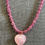 Thumbnail: Pink Quartz Heart Necklace