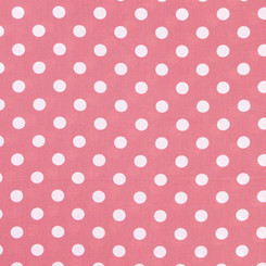 Pink Polka Dot Fabric