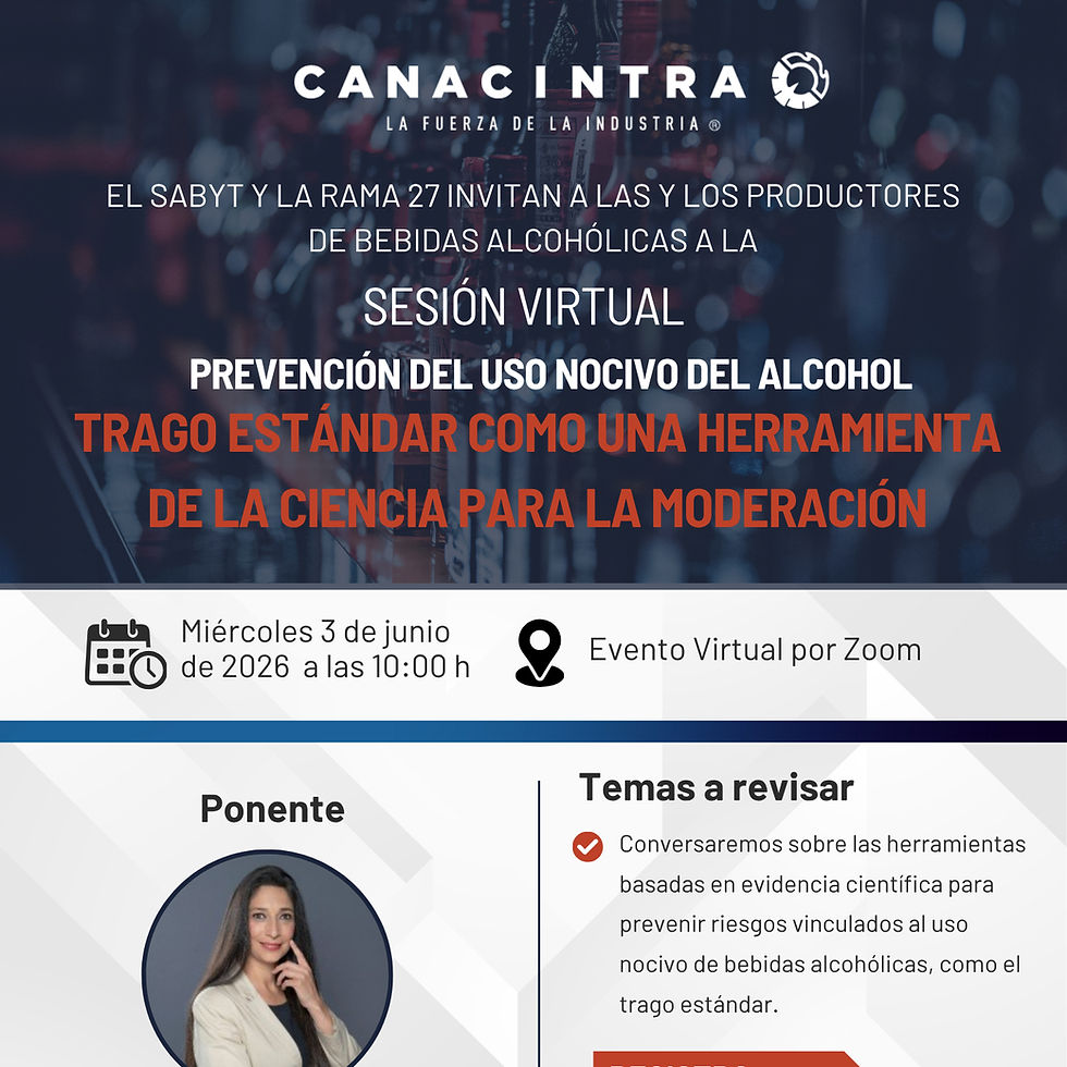 Prevención del uso nocivo del alcohol: trago estándar como una herramienta de ciencia para la moderación