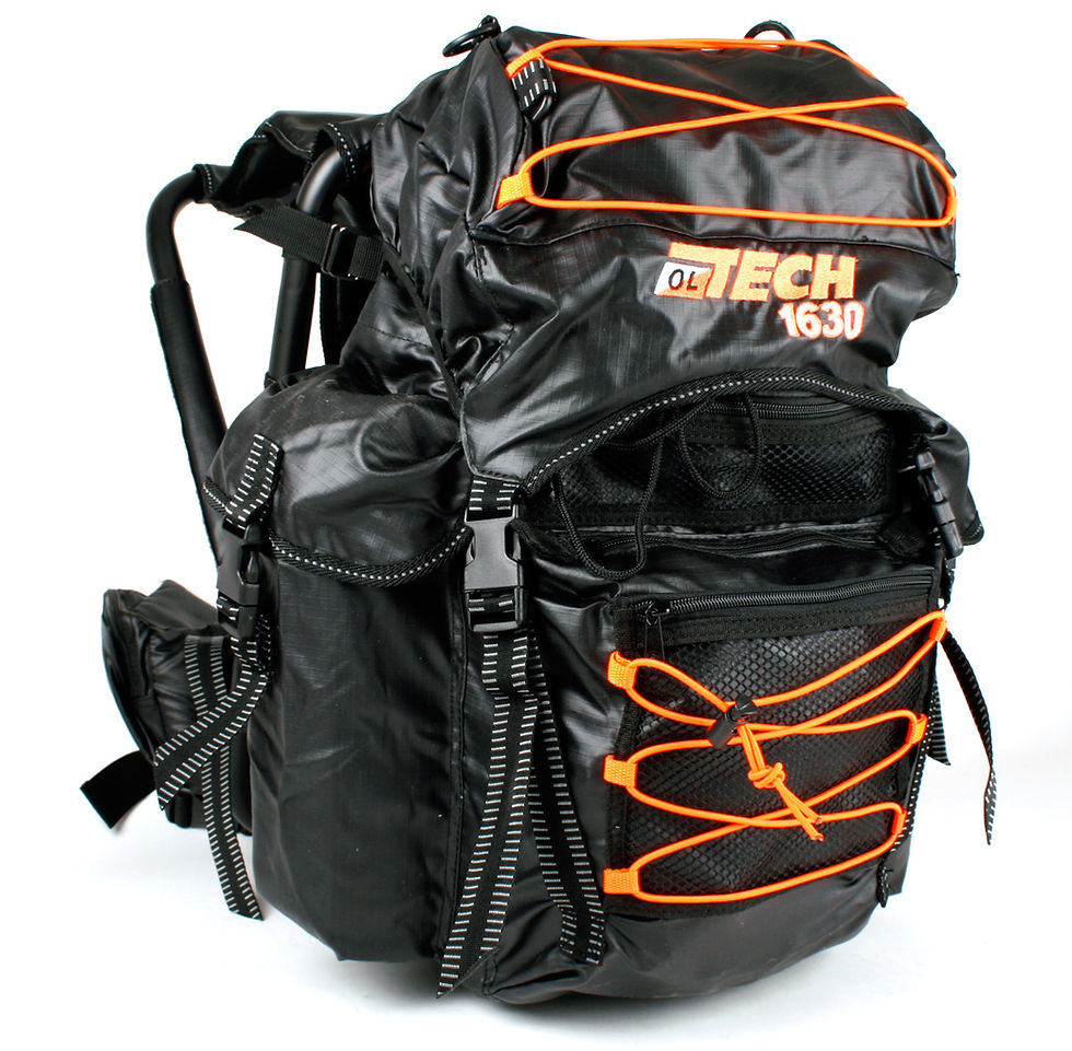 Sac siège 30L OLTECH noir / orange