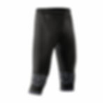 Pantalon PRO Pant Hybrid 3/4 semi print SIGN - Adulte noir et gris