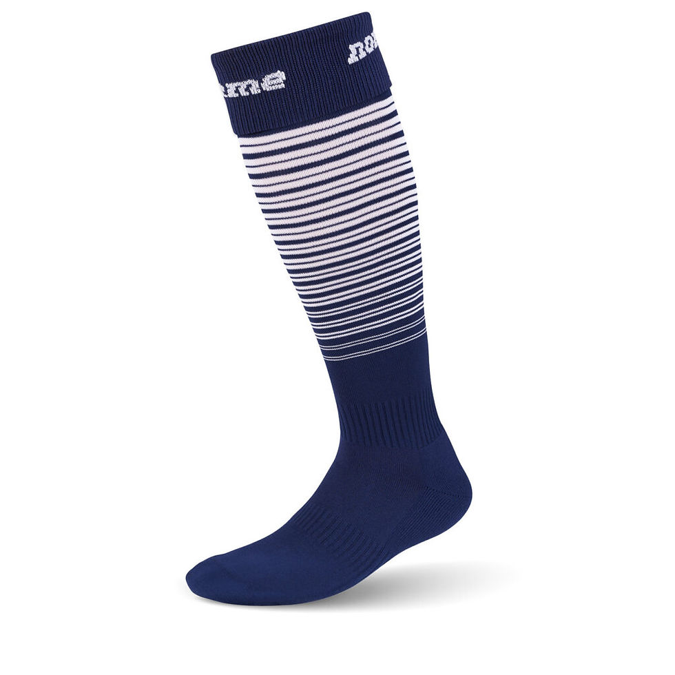 Chaussettes de CO NONAME - rayées Bleu marine / Blanc