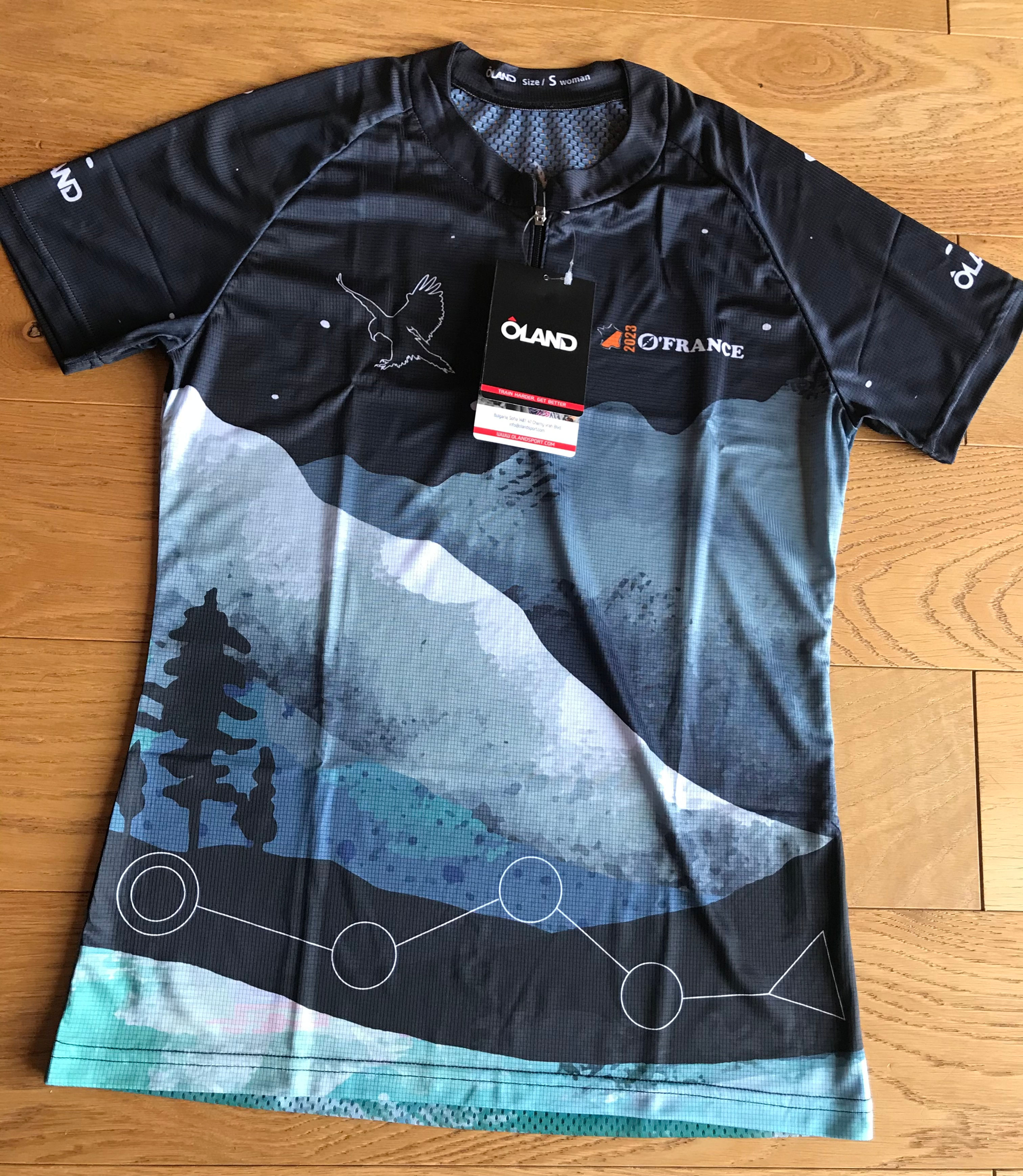 OLAND - Exemple de design réalisé : Maillot O'FRANCE 2023