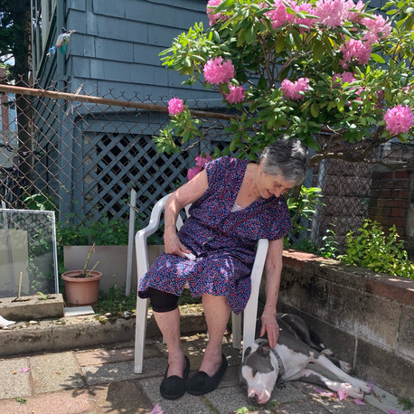 Bianca's Nonno and Dog, Nala