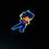 Thumbnail: Ultra Ego | Pixel Vegeta | Holographic Sticker