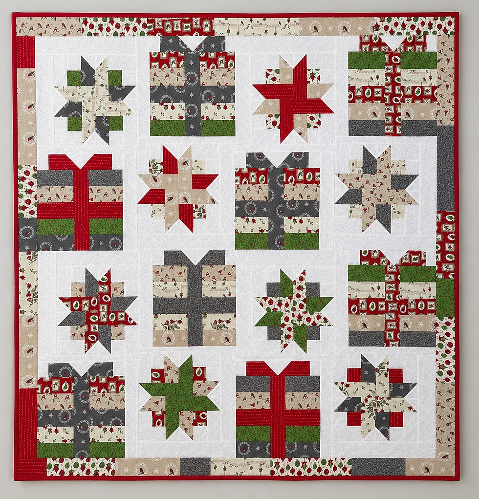 Miniaturbild: Deck the Halls Christmas Quilt Pattern - PDF Download