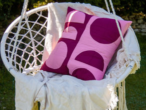 How to Sew the Drunkard's Path Quilt Block and Cushion Cover - FREE template