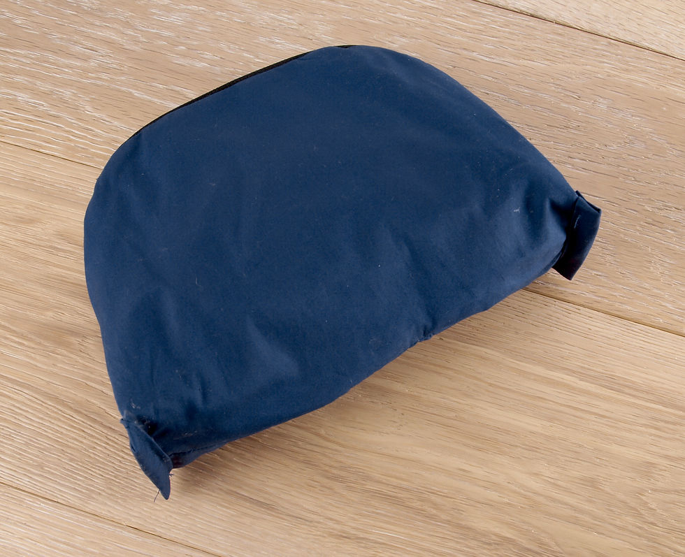 Thumbnail: the pouch with lining sewn, inside out