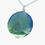 Miniaturbild: Ladies blue and green sea pendant on a silver chain