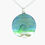 Миниатюра: Glass Cornish sea pendant