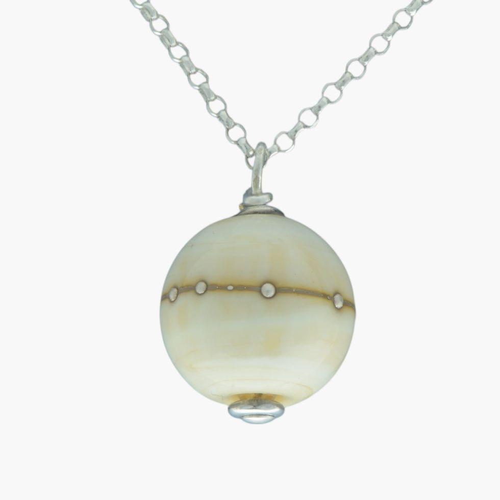 Thumbnail: Sandy coloured beach pendant