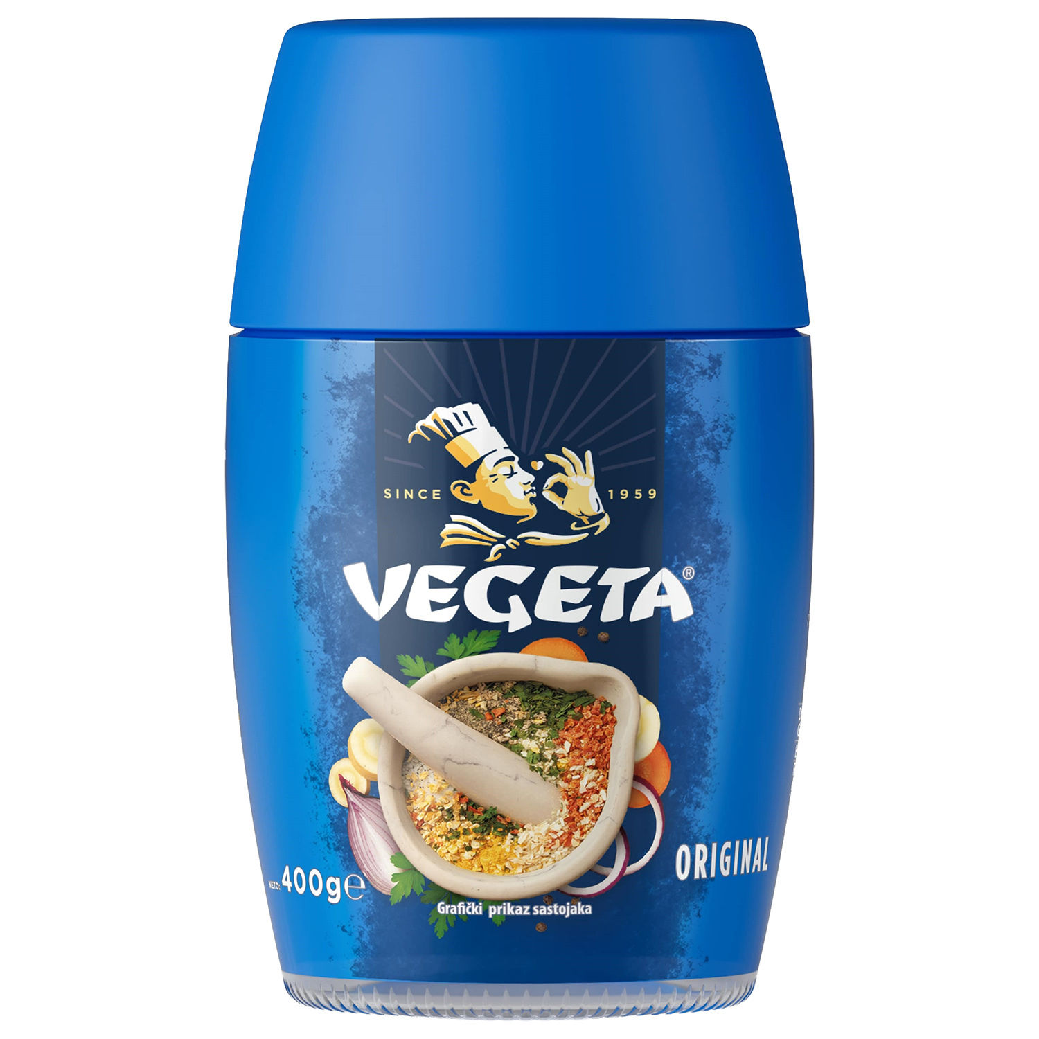 Boite de vegeta nature 400gr