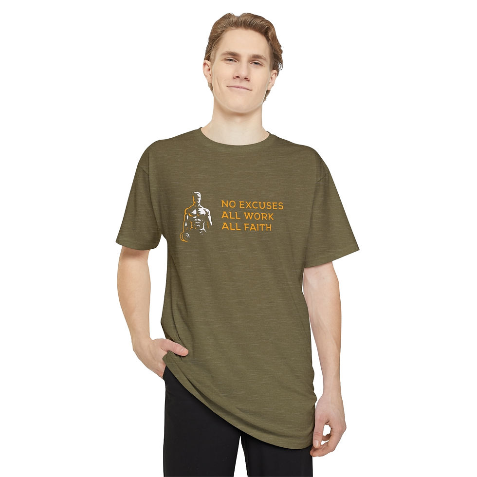 Thumbnail: No Excuses Unisex Long Body Urban Tee