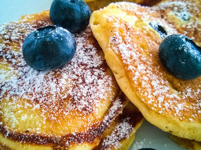 Panquecas de mirtilos