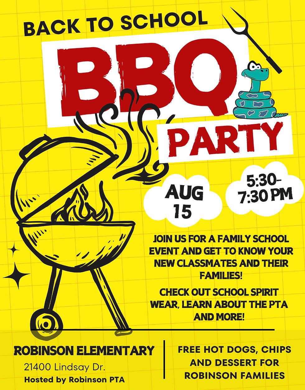 Back to School BBQ