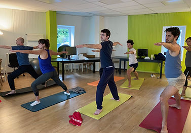 yoga rennes espace coworkingh intervention
