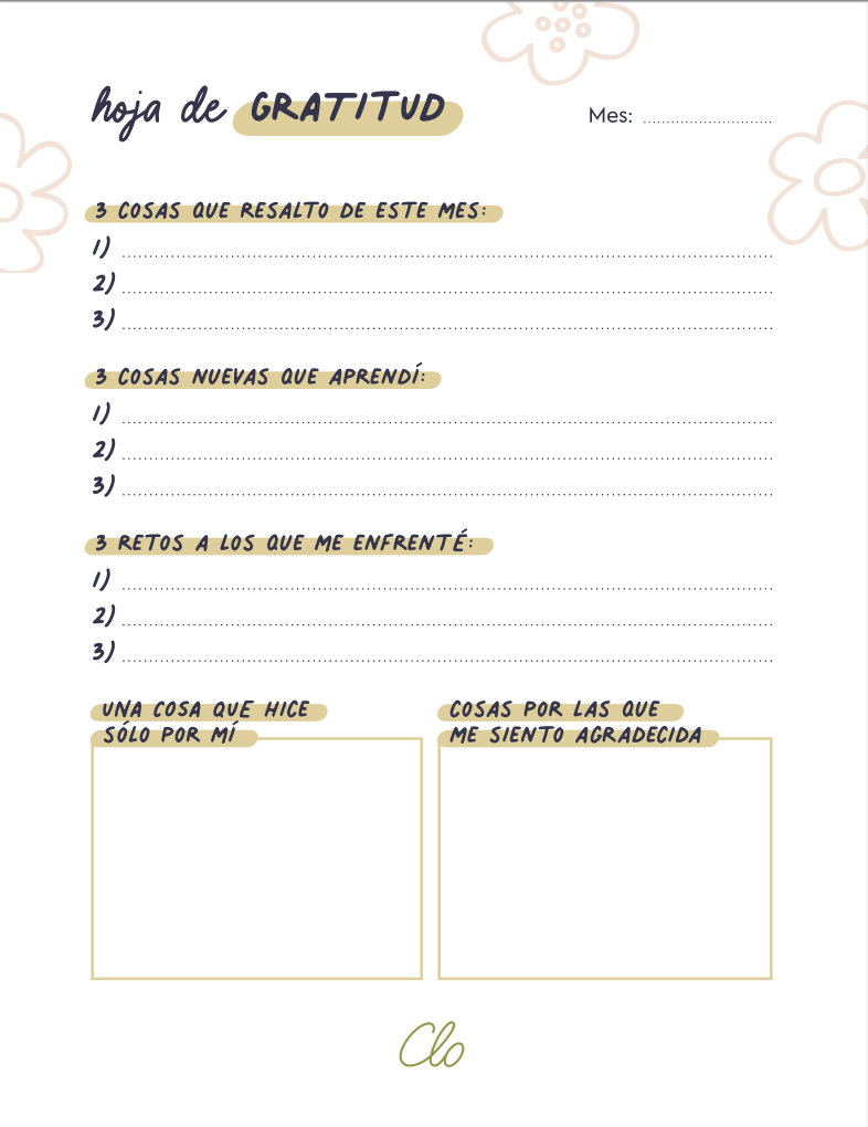 Miniatura: Journaling de gratitud