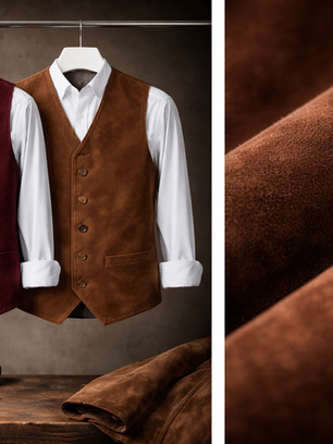                    El chaleco masculino
