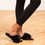 Thumbnail: Faux Fur Slipper - Black