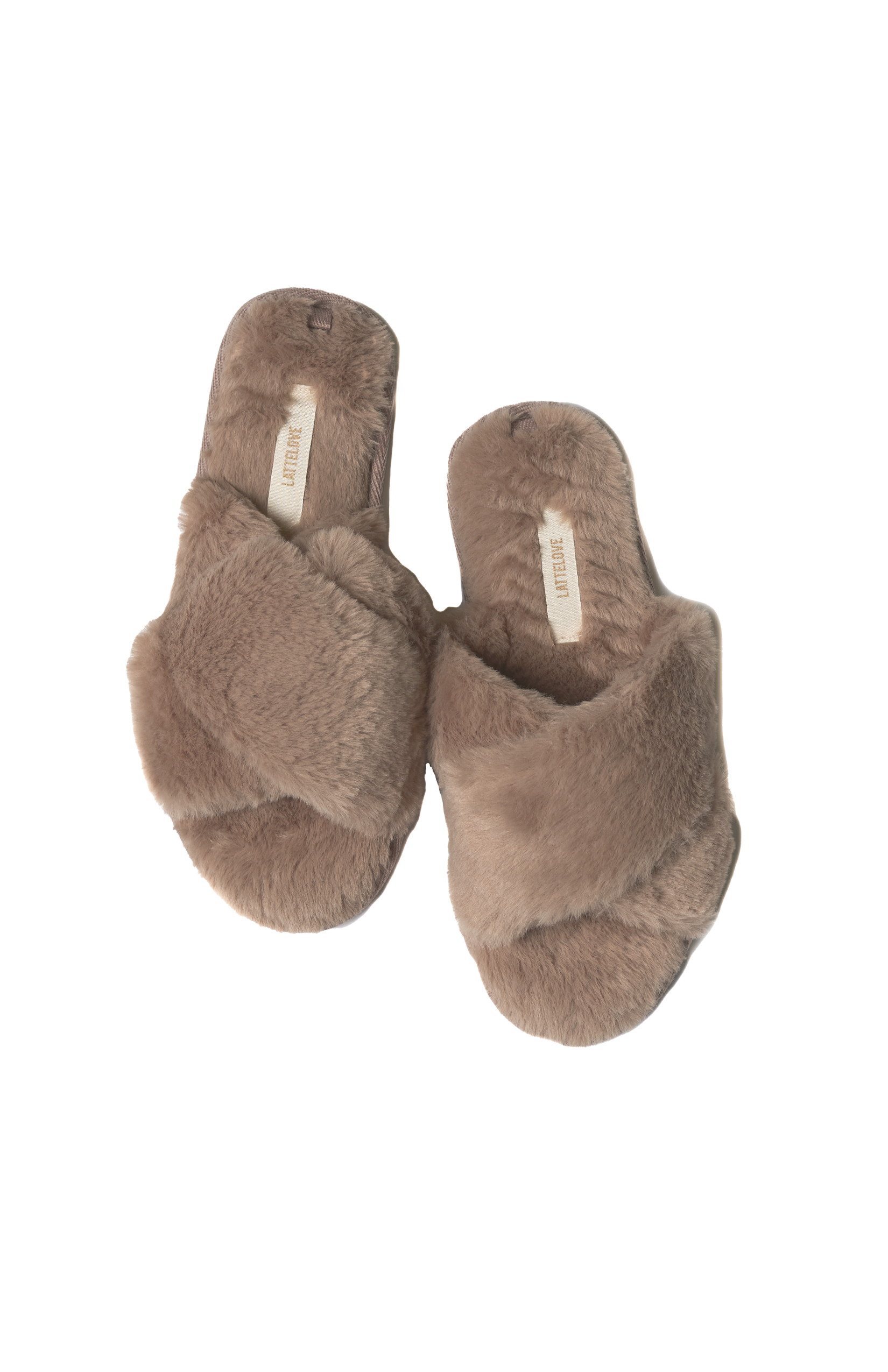 Faux Fur Slipper - Mocha