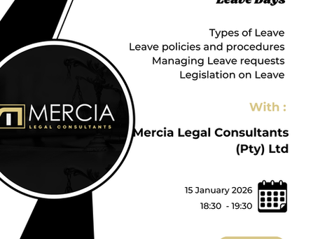 Webinar on Leave Days