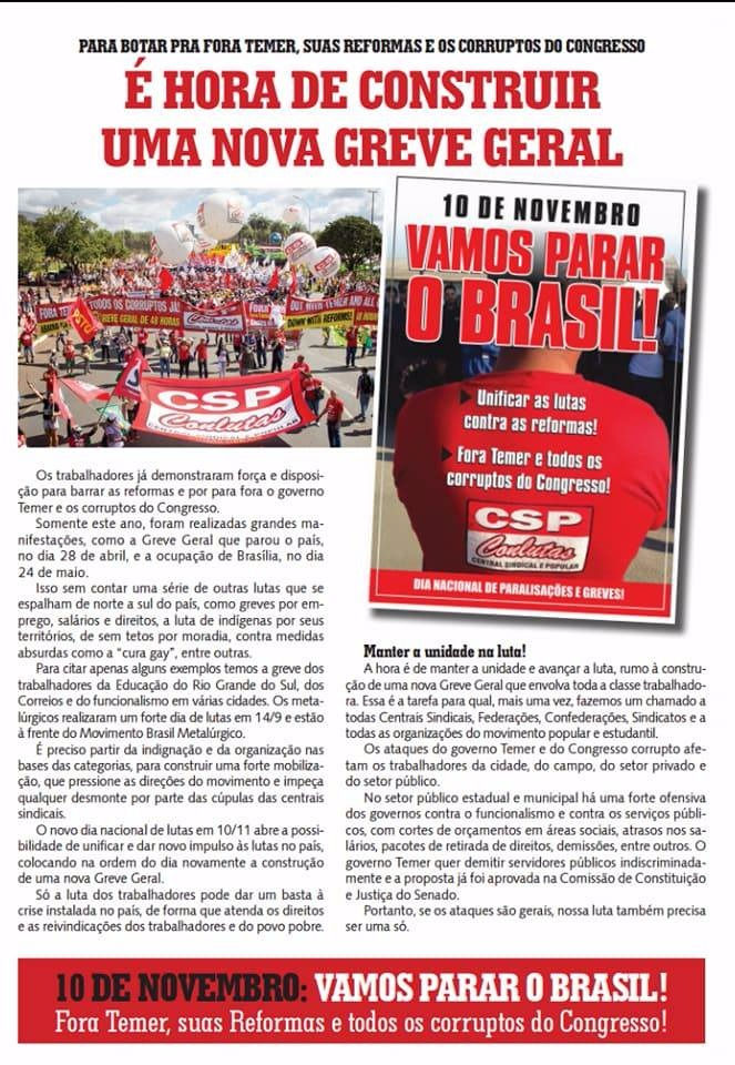 Boletim CSP-Conlutas
