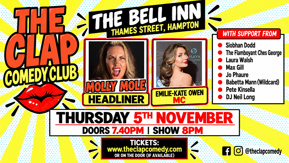 The Clap Comedy at The Bell Inn (Nov)