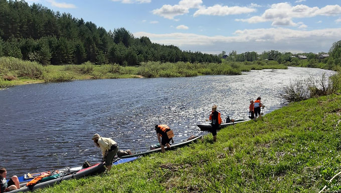 Сплав по реке Медведица