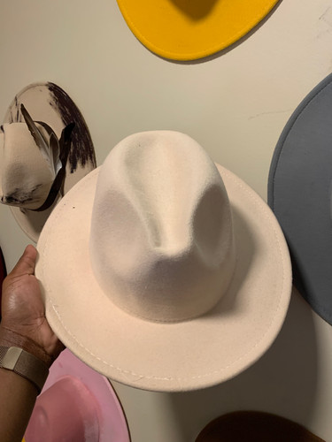 Cream (small brim) | Brimmxed