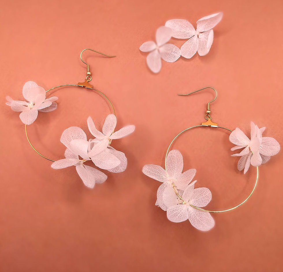 Thumbnail: Boucles d'oreilles créoles Gwenn