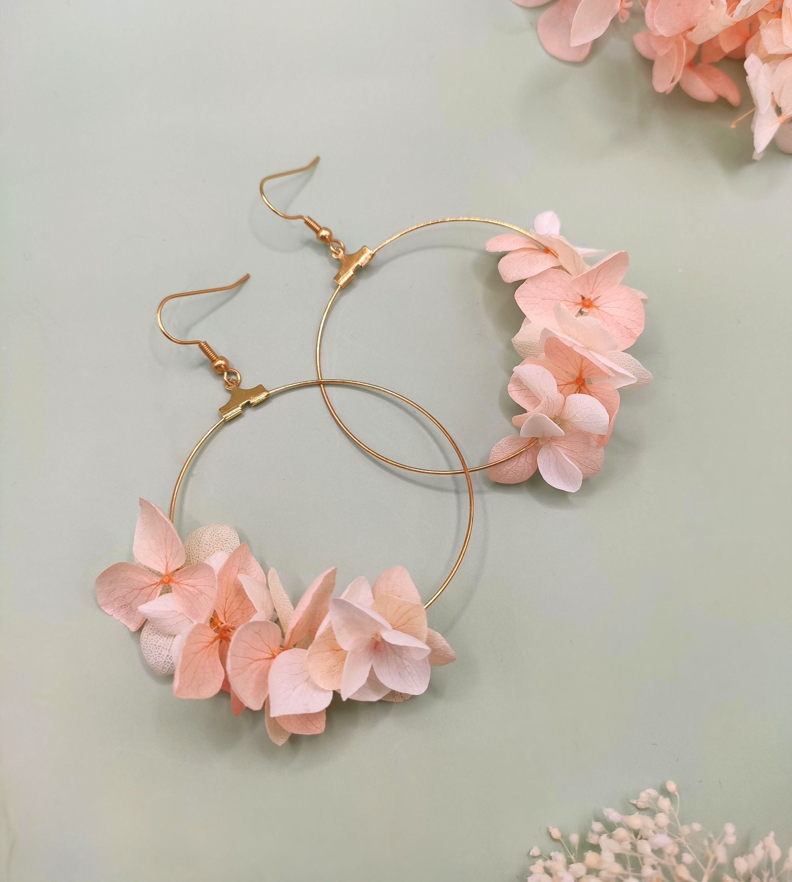 Calypso coral earrings