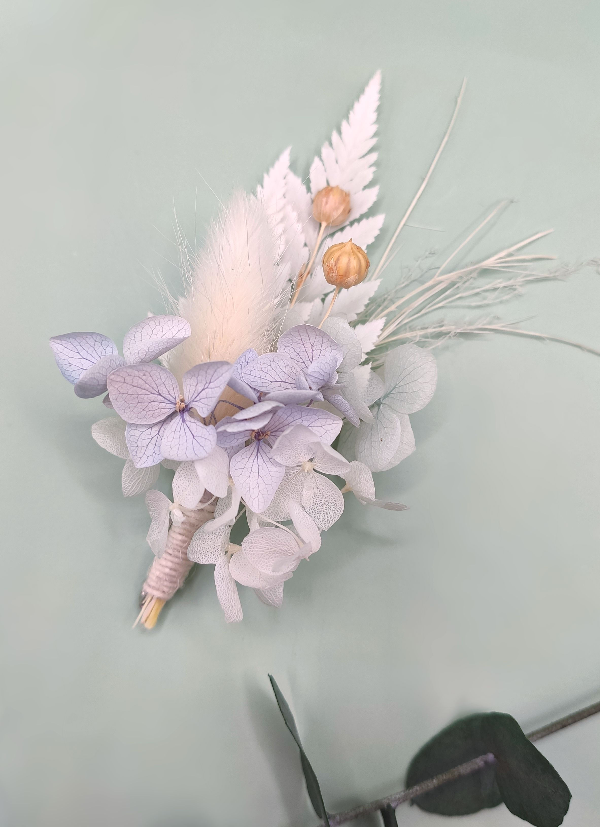 Boutonnière épingle Nausicaä bleu