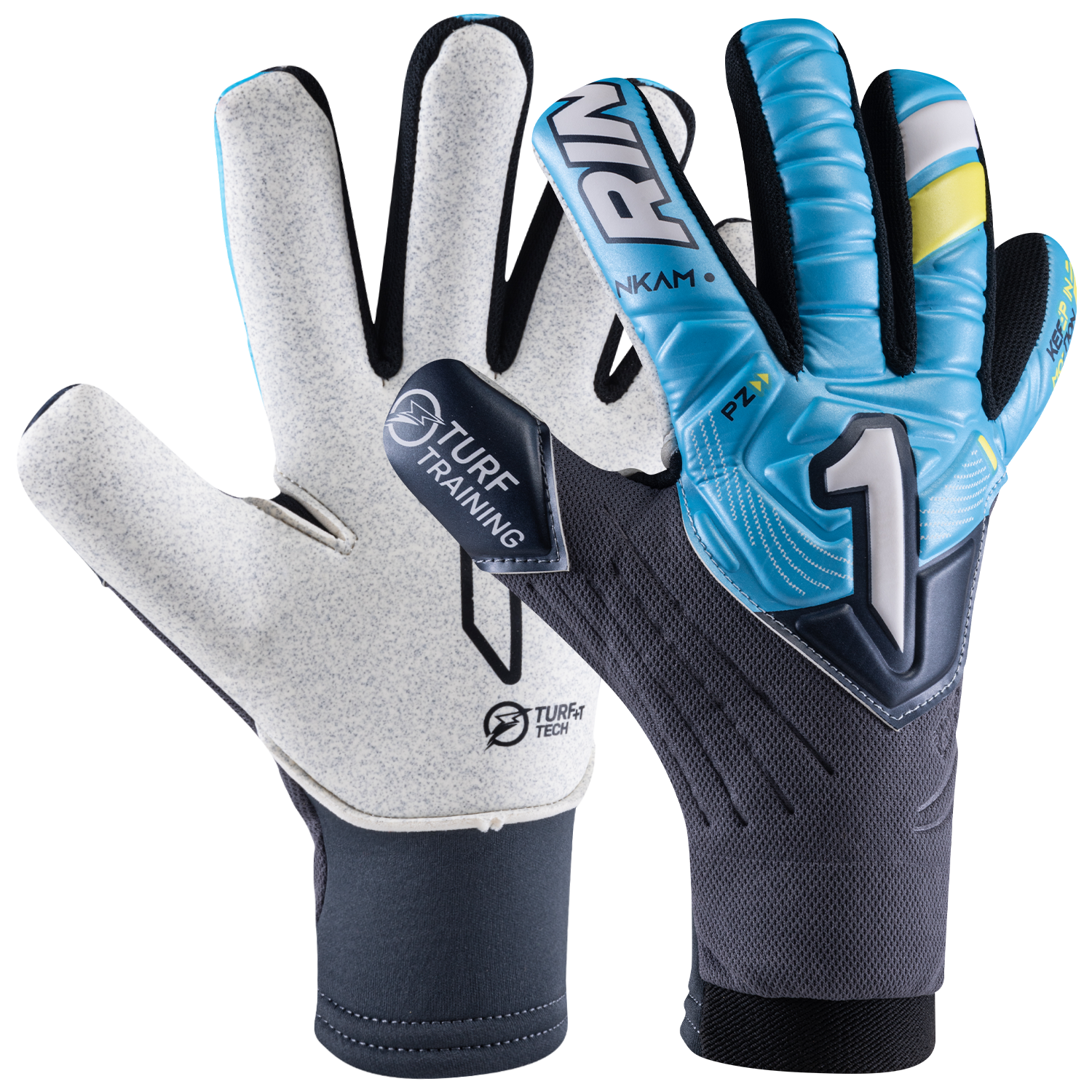 Nkam Training Turf INF - Azul/Gris Oxford