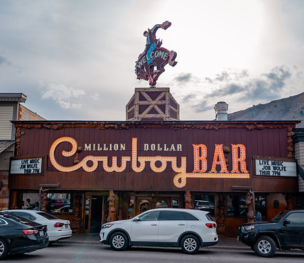 Million Dollar Cowboy Bar in Jackson, WY