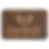 Customized/Personalized Rustic Gold 3"x2" Rectangle Leatherette Patch with Adhesive
