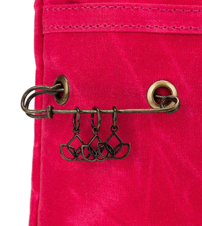 Thumbnail: Della Q Vivid Rose Maker's Canvas Tote