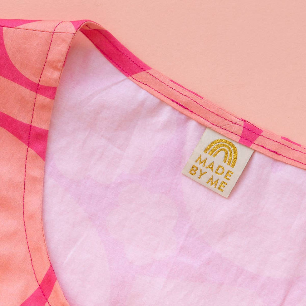 Thumbnail: Made by Me - Gold Sewing Woven Clothing Label Tags
