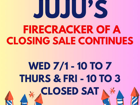 Closing Sale Continues