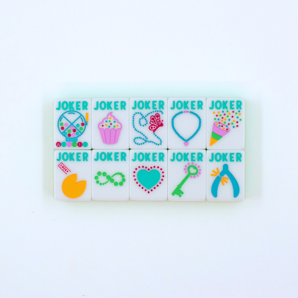 Thumbnail: Crystal Confetti Lemon-Lime | Mahjong with a Sprinkle of Color and Joy